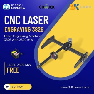 Zaiku CNC Laser Engraving Machine 3826 DIY Mesin Laser with 2500 mW